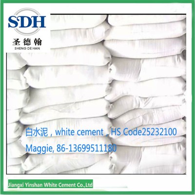 Chinese Factory White Portland Cement Type 50kg for Export